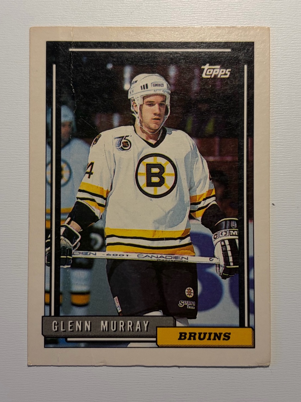 Glen Murray #370 Boston Bruins 1992 Topps Card